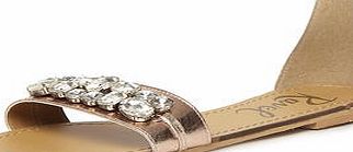 Dorothy Perkins Womens Ravel Leather Sandals- Rose Gold DP23000681