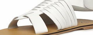 Dorothy Perkins Womens Ravel Leather Sandals- White DP23000648