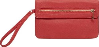 Dorothy Perkins, 1134[^]262015000714024 Womens Red foldover wristlet bag- Red DP18425012