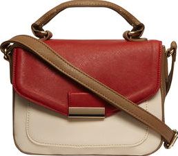 Dorothy Perkins, 1134[^]262015000706634 Womens Red mix colour block satchel- Red