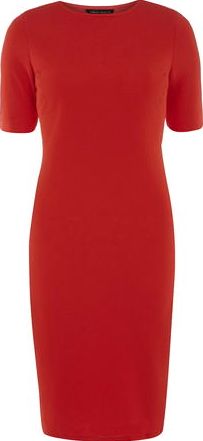 Dorothy Perkins, 1134[^]262015000710259 Womens red textured bodycon dress- Red DP07278312