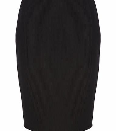 Dorothy Perkins Womens Ribbed texture pull on pencil skirt-