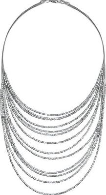 Dorothy Perkins, 1134[^]262015000715172 Womens Silver Bead Multirow Necklace- Silver
