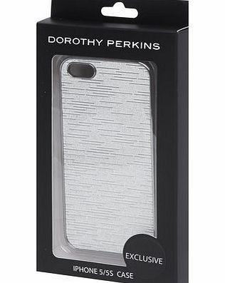 Dorothy Perkins Womens Silver Bling iPhone Cover- Silver
