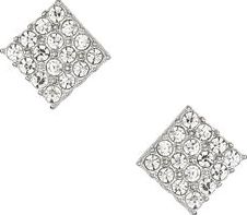 Dorothy Perkins, 1134[^]262015000715138 Womens Square Crystal Studs- Clear DP49816228