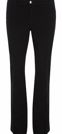 Womens Tall Black Bootcut Jeans- Black DP70292501