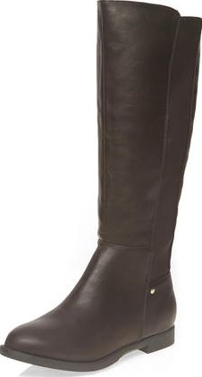 Dorothy Perkins, 1134[^]262015000706310 Womens Wide fit chocolate wood boots- Brown