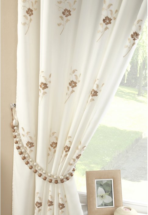 Latte Lined Curtains