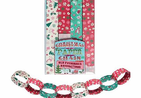 dotcomgiftshop Paper Chain Kit 50s Christmas