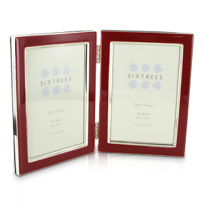 Double Red 4x6 Photo Frame