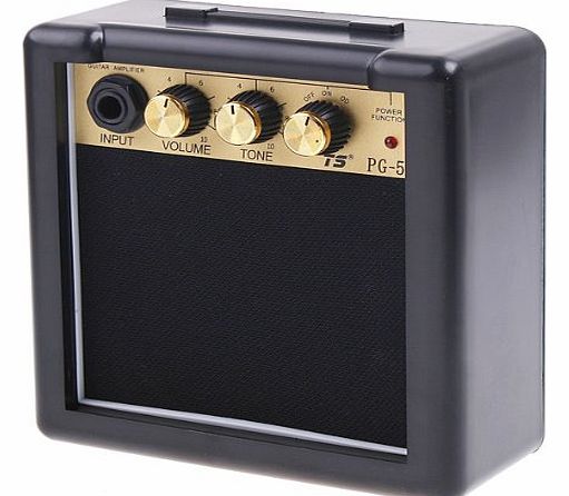 PG-5 5W Electric Guitar Amp Amplifier Speaker Volume Tone Control With Metal Clip
