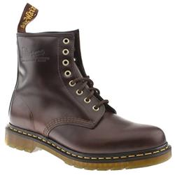 Male Mod Classic 1460 Leather Upper Casual Boots in Dark Brown