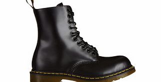 Dr. Martens Mens Yohji 10 eye black leather boots