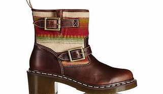 Dr. Martens Womens Pendleton tan leather boots