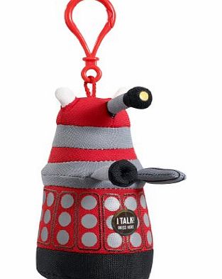 Dr Who Doctor Who 4-inch Mini Dalek Talking Plush ClipOn (Red)