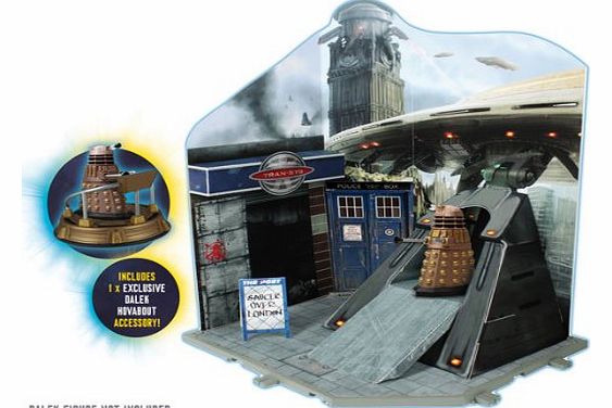 Doctor Who Dr Who Time Zone Playset DALEK INVASION inc EXCLUSIVE Dalek Hoverbout
