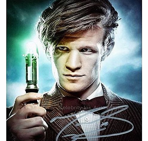 Dr Who MATT SMITH as The 11th Doctor - Doctor Who GENUINE AUTOGRAPH