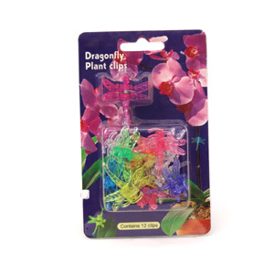 Dragonfly Plant Clips x 12