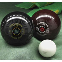 Drakes Pride Professional Plus Gripped Bowls Pair - Black Medium 2