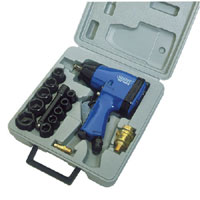 Draper 15 Piece 1/2andquot Square Drive Air Impact Wrench Kit