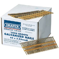 Draper 2000 65mm Galvanized Nails