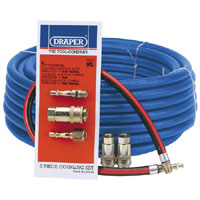 Draper 3/8andquot Heavy Duty Air Connector Kit