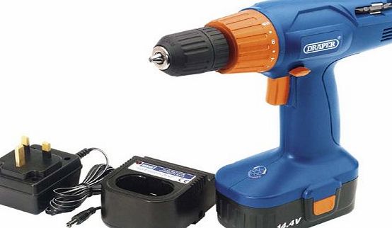 Draper 71385 14.4-Volt Variable-Speed Cordless Combination Screwdriver and Rotary Drill CD140V