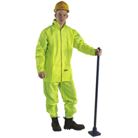 Draper Expert Quality High Visibility 2 Piece Unisex Fitting Rain Suit - One Size
