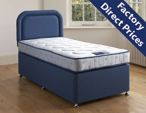 Dreams mattress factory Single Classic Divan Set - Blue