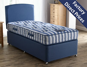 Dreams mattress factory Single Grand Divan Set - Blue