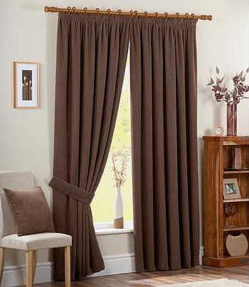Dreams n Drapes Chenille Spot Thermal Backed Curtains -