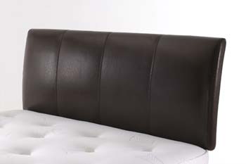 Dreamworks Beds Capri Headboard in Brown - FREE NEXT DAY DELIVERY