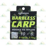 Drennan Barbless Carp Hooks to Nylon Strong - Extra Strong