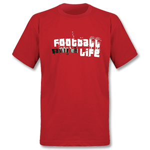 Football Saved My Life T-Shirt (style 2) - red