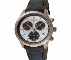 Dreyfuss and Co Mens Rose Gold Chronograph Watch