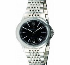 Dreyfuss and Co Mens Silver Black Watch