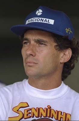 Ayrton Senna before the 1994 Brazilian Grand Prix Poster - Large (50cm x 70cm)