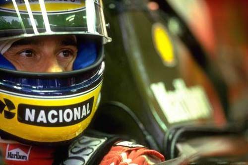 Ayrton Senna in the Pits Belgium Grand Prix 1992 Poster - Medium (42cm x 30cm)