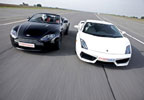 Driving Lamborghini v Aston Martin AMV8 Driving Experience