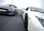 Driving Nissan GTR v Lamborghini Driving Experience
