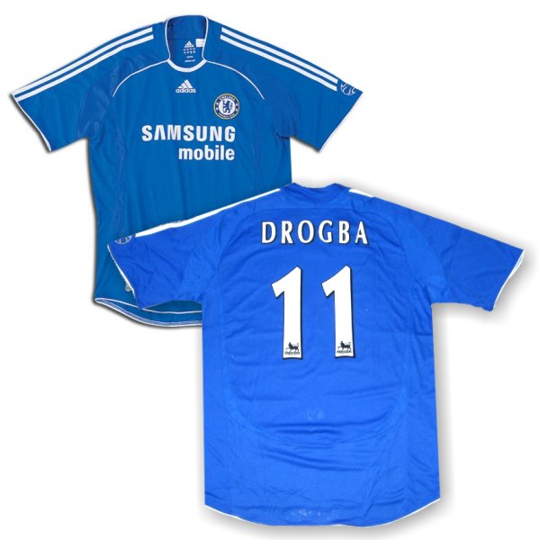 Drogba Adidas 06-07 Chelsea home (Drogba 11)