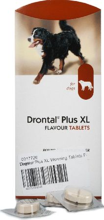 Drontal, 2102[^]0104019 Plus XL Worming Tablets Dogs - 3 Pack