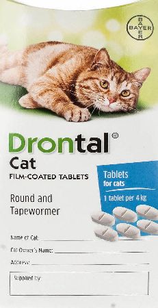 Drontal Worming Tablet For Cats Six Pack