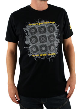 Black 9 Dot Speakers T-Shirt