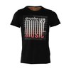 Mens T-Shirts D7543 MUNKY MUSIC Black