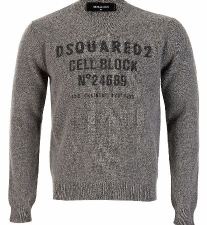 Dsquared Cell Block Grey Jumper