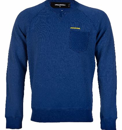 Dsquared Chest Pocket Sweatshirt Blue