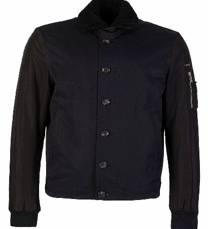 Dsquared Light Black Cotton Nylon Jacket