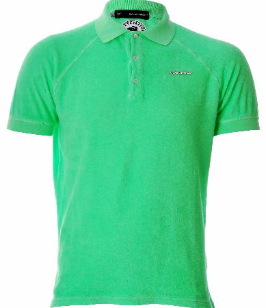 Dsquared Light Cotton Terry Logo Polo Lime Green