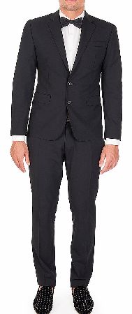 Dsquared Paris Stretch Wool Black Two Piece Suit